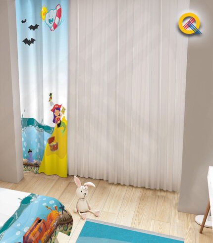 پرده چاپی کد QX1084P